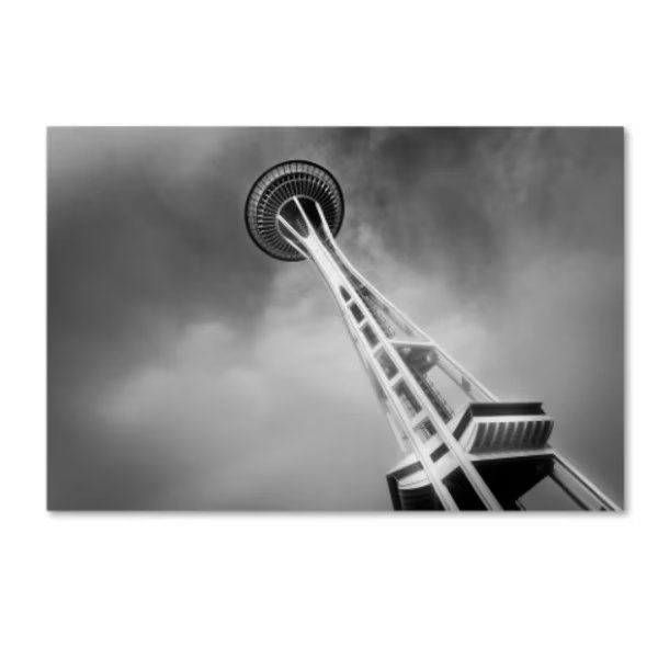 Yale Gurney 'Seattle's Space Needle' Canvas Art, 22x32, Trademark Fine Art, Mfr#: YG7230-C2232GG